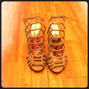 Nude Strappy Heels